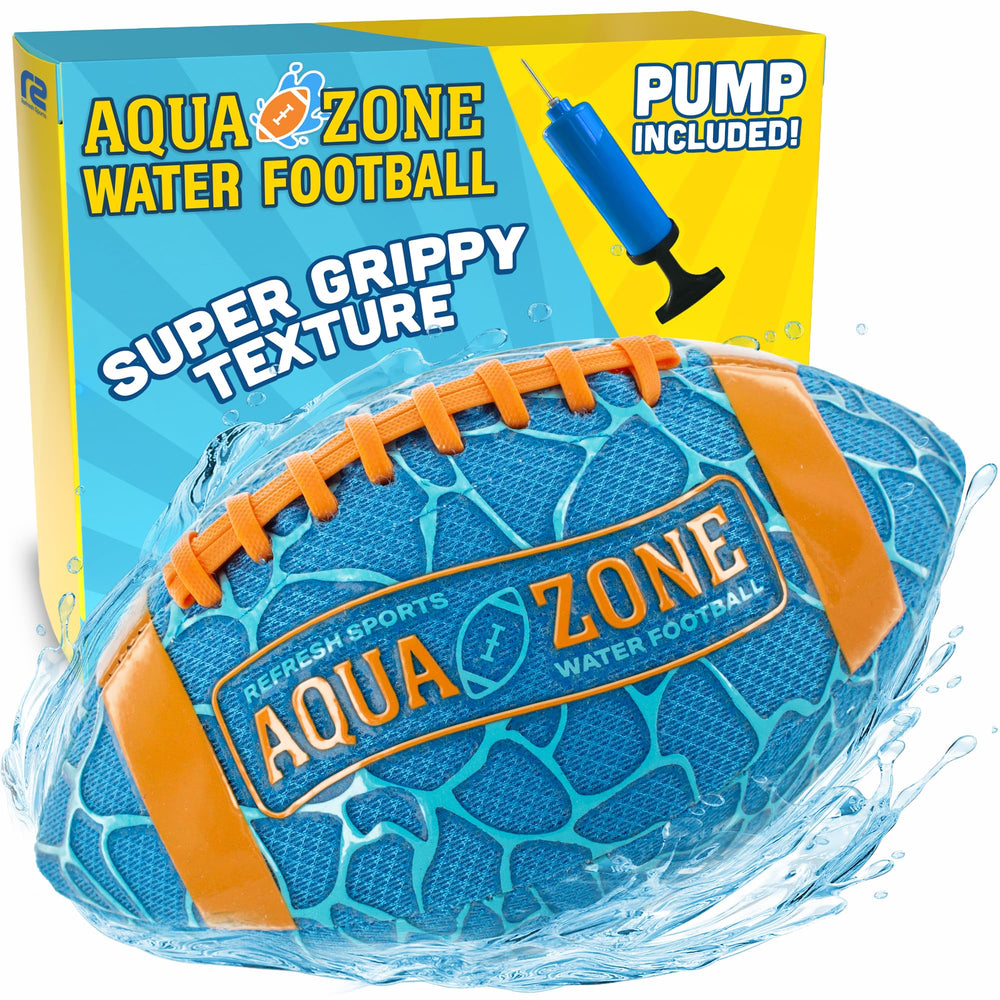 Refresh Sports front view of water football shows easy-grip surface and durable shape for play