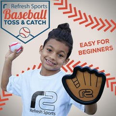 Refresh Sports paddle close-up highlighting glove-style cup and grip comfort