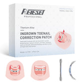 Reieset front packaging showing titanium patch kit and clear benefits