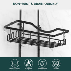 REINHARDT shelf drainage detail showing quick water runoff for dryness