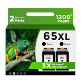 Relcolor 65XL front view showing cartridge and label for easy identification and reliable fit