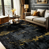 RELEANY front view showing black gold abstract design and modern curb appeal