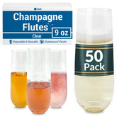 Reli clear front packaging showing 50-pack for easy event planning