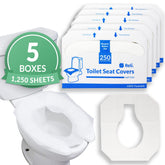 Reli front packaging showing five 250-count packs and brand benefit