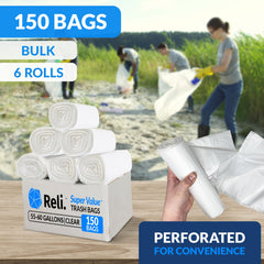 Reli twist-tie detail on bag top for fast secure closure and carrying