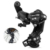 Relwears RD-TY300 front view showing derailleur profile and benefits of durable design