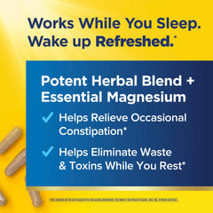 Renew Life capsules spread on surface illustrating easy two-capsule nighttime routine