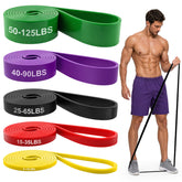 Renoj front packaging showing five color-coded resistance bands and brand benefits