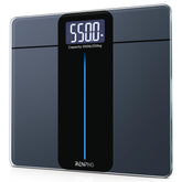 RENPHO front view showing large platform and clear display for accurate weighing