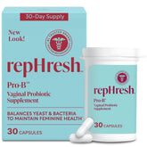 RepHresh front packaging showing 30-count benefit and daily probiotic support