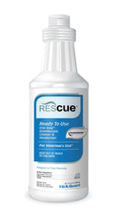 REScue front label on 32 oz bottle showing product identity and benefits
