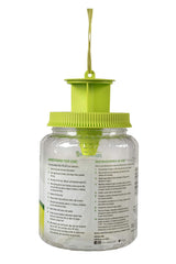 RESCUE! trap hanging outdoors capturing flies for cleaner patios