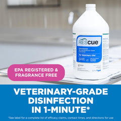 REScue concentrate gallon bottle displayed for cost-effective refills