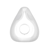 ResMed AirFit F20 front view showing cushion fit and reliable seal