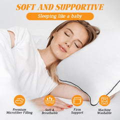 RESTOVIA side profile demonstrating head and neck support for proper alignment
