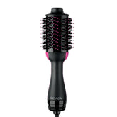 REVLON front view of black Volumizer showing full device, sleek finish benefits faster styling