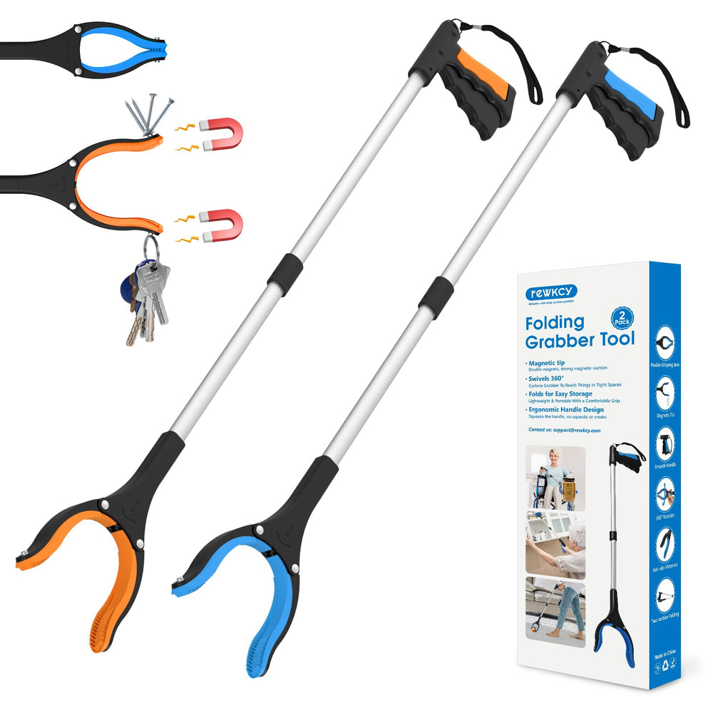 rewkcy front packaging showing both grabbers and convenience