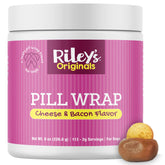 Riley's front packaging 8oz tub showing product branding and flavor benefits
