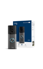 Ring 4K Pro front view showing sleek deep silver finish and clear entry coverage