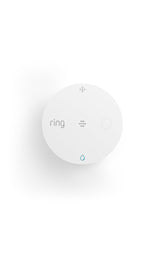 Ring Flood & Freeze Sensor front view showing compact design and easy placement for fast alerts