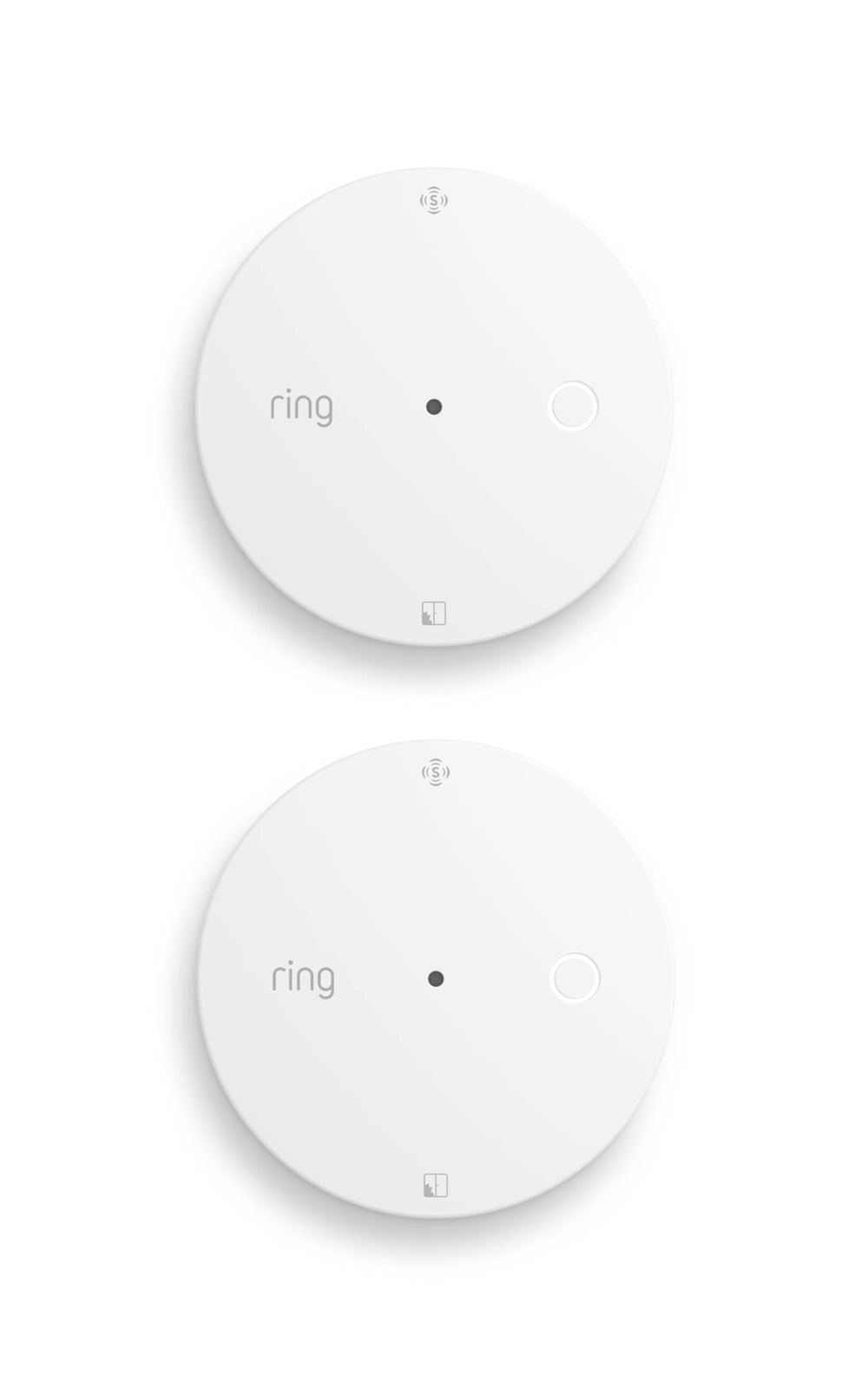 Ring Glass Break Sensor front view showing compact housing and mounting benefit