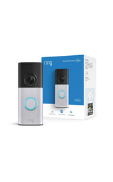 Ring doorbell front plate in nickel silver showing sleek design and curb appeal