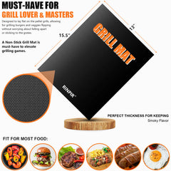 RINPIR thermometer and knife detail for precise cooking and easy slicing