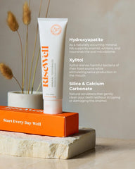 RiseWell tube cap and dispense detail demonstrating easy, mess-free use
