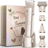 Risina front view of full five-piece grooming kit showing versatility and convenience