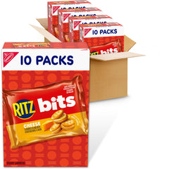 RITZ front packaging showing snack pack case and convenience