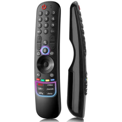 RMF remote front view showing full button layout and easy control