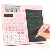 ROATEE 82MS front view showing calculator and notepad, improves study efficiency