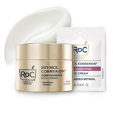 RoC jar front view showing rich cream and clear branding for shelf appeal
