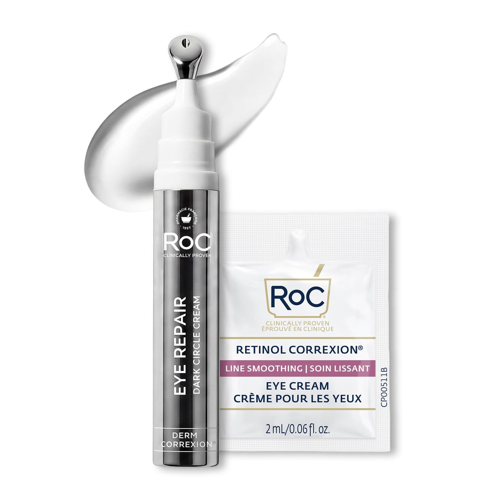 RoC front packaging showing product and benefits visibly