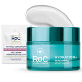 RoC jar front view showing packaging and hydrating benefit