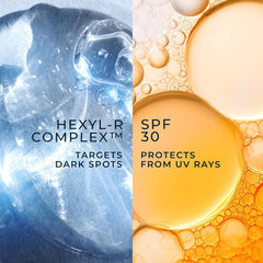 RoC applying cream from tube illustrating easy morning application