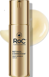 RoC front packaging showing bottle and box, highlights potency preservation