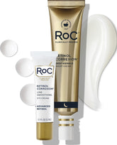 RoC night cream jar front view showing packaging and clear anti-wrinkle benefit