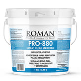 Roman PRO-880 front label showing product and gallon size, clear identification benefit