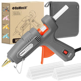 ROMECH front view of glue gun showing ergonomic body and portability benefit