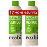Roobi front pack showing two bottles and eco labeling for easy storage