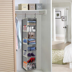 roomtalk hanging on closet rod saves floor space and tidies shoes
