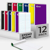 Rosmonde front cover of 6x9 steno pad showing professional look and portability