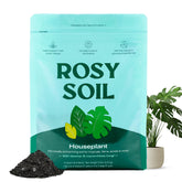 Rosy Soil front packaging showing 8 quart bag and organic claims for cleaner indoor growing