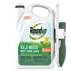 Roundup front label showing product name and benefits — Roundup for quick identification