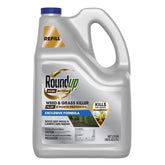 Roundup refill front label showing product and coverage benefits