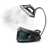 Rowenta front view showing steam station and compact base for powerful ironing