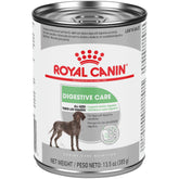ROYAL CANIN front packaging showing digestive care benefits and pack size