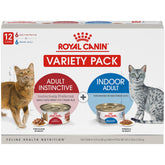ROYAL CANIN front packaging showing variety pack and benefits