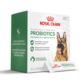 ROYAL CANIN front view of 30 probiotic packets showing packaging benefit